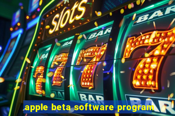 apple beta software program